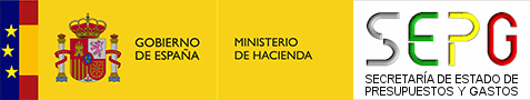 Imagen institucional del Ministerio de Hacienda y Función Pública y Secretaría de Estado de Presupuestos y Gastos