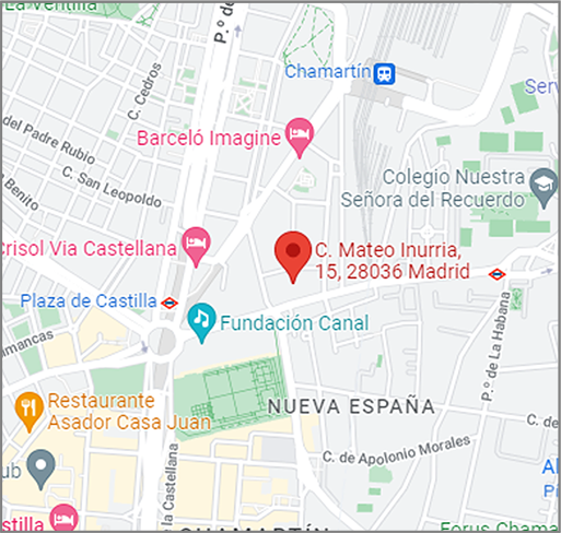 Google maps Calle Mateo Inurria