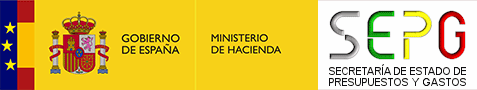 Imagen institucional del Ministerio de Hacienda y Administraciones Públicas y Secretaría de Estado de Presupuestos y Gastos